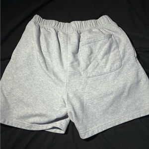 Essentials Light Gray Men's Hybrid Shorts